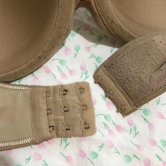 Lilyette Strapless Wired Bra 38C Tan Brown - Picture 5 of 9